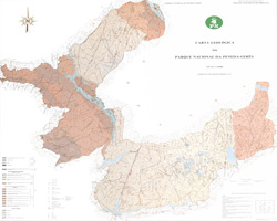 Carta Geológica do Parque Nacional da Peneda-Gerês, escala 1:50 000