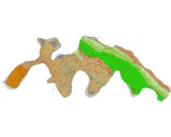 Carta Geológica do Parque de Natureza de Noudar (Herdade da Coitadinha-Barrancos), na escala 1:10 000