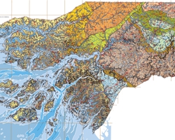 Carta Geológica da República da Guiné-Bissau, na escala 1:400 000