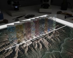 Rock Sample Location Map for Thin Sections and Polished Surfaces – LAMINOTECA