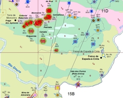 Mapas de Depósitos Minerais de Portugal na escala de 1:200 000