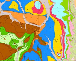 Geological Map of the Municipality of Lisbon, scale 1:10 000